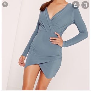 Missguided blue dress